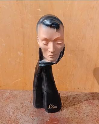 Manichino Busto Gesso Dior Dipinto A Mano Vintage