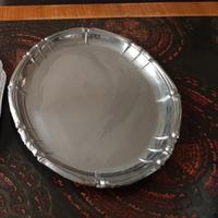 Vassoio acciaio vintage anni 70