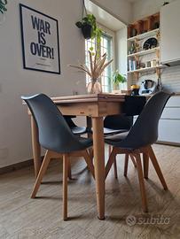 Tavolo Scavolini quadrato allungabile