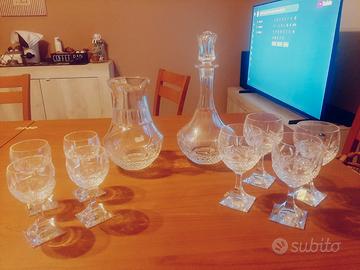 Set vintage in cristallo italiano 