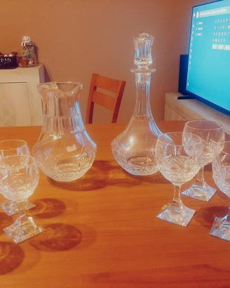 Set vintage in cristallo italiano 