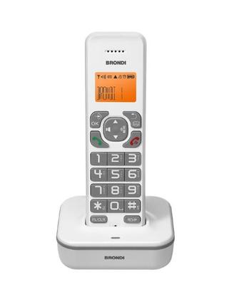 BRONDI BRAVO STAR BIANCO- TELEFONO CORDLESS - VIVA