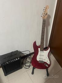 chitarra elettrica Bolton con amplificatore