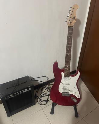 chitarra elettrica Bolton con amplificatore