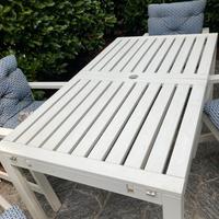 Set da esterno tavolo +4 poltroncine