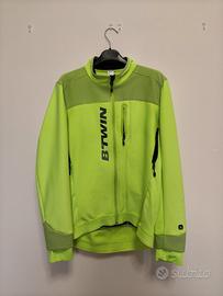 Giacca ciclismo B'TWIN alta visibilità - Taglia L