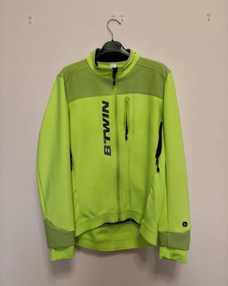 Giacca ciclismo B'TWIN alta visibilità - Taglia L