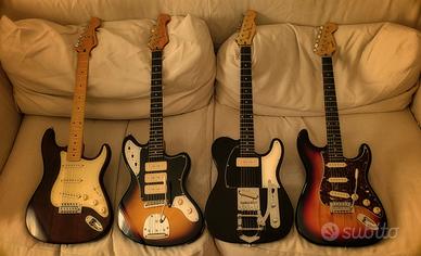 stratocaster telecaster jazzmaster modelli custom