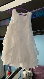 Abito bianco nucleo 9/12 m