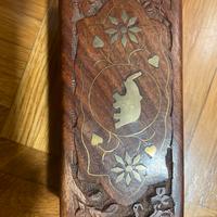 Portagioie in legno etnico