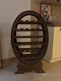 Porta bottiglie legno
