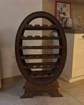 Porta bottiglie legno