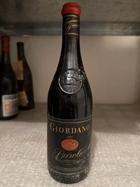 Barolo Giordano 1985 lotto 4 bottiglie da cantina