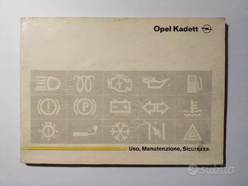 Opel kadett Uso manutenzione e sicurezza