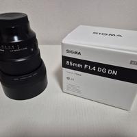 Sigma 85 f/1.4 dg dn art Mount E