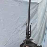 lampadario liberty in ottone