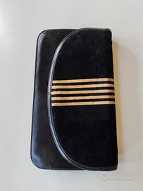pochette vintage  in velluto nero 