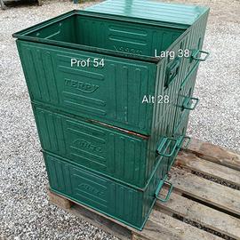 6 Contenitori in ferro della Terry.