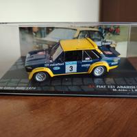 Modellino Fiat 131 Abarth Rally del 1976, 1/43