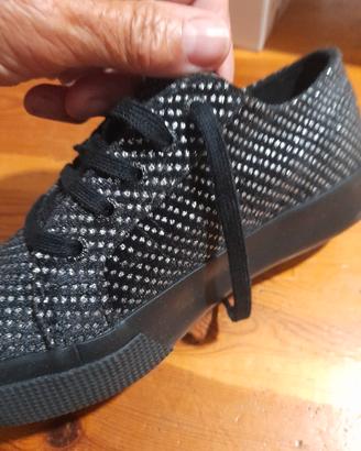 sneakets bimba Superga con glitter