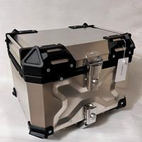 Top case 45 lt in alluminio naturale