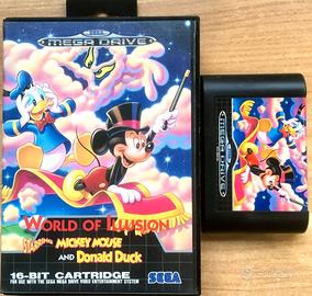 world of illusion mickey mouse x sega megadrive