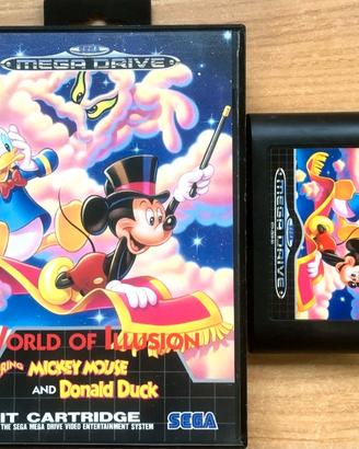 world of illusion mickey mouse x sega megadrive