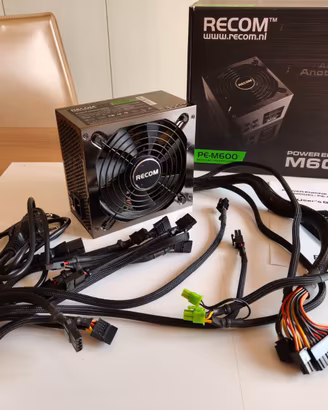 Alimentatore PC Modulare Recom M600 600W Scatola
