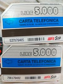 Carte telefoniche 