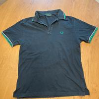 Polo Fred Perry Originale – Nero con dettagli verd