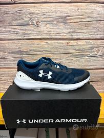 Under Armour scarpe uomo sportive running blu 44