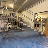 Scala movibile con piattaform