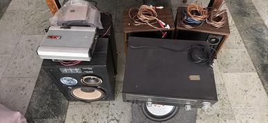Amplificatori + sub + casse