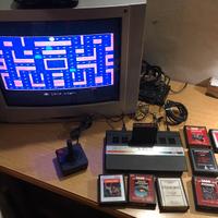 ATARI 2600 JUNIOR VINTAGE RETRO CONSOLE + 8 GIOCHI