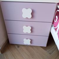 3 comodini per cameretta 