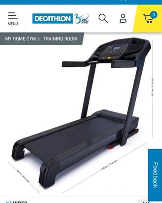 Tapis roulant domyos T900C