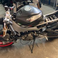 Aprilia 660 incidentata