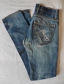 LEVIS 513 Jeans Originale e Autentico Colore Blu S