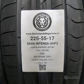 2 GOMME 225 55 17 SAVA A60180