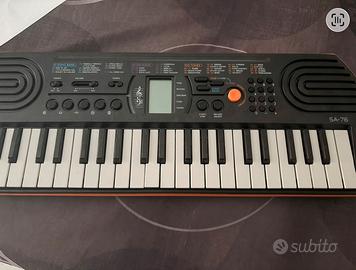 Pianola con borsa ,Casio,76 tasti