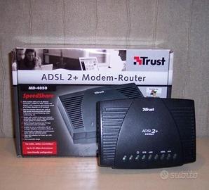 MODEM ROUTER TRUST Md4050 ADSL ADSL2 ADSL2+ NUOVO