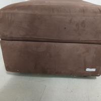 pouf contenitore in tessuto (simil alcantara o mic