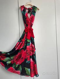 Abito da cerimonia con Rose