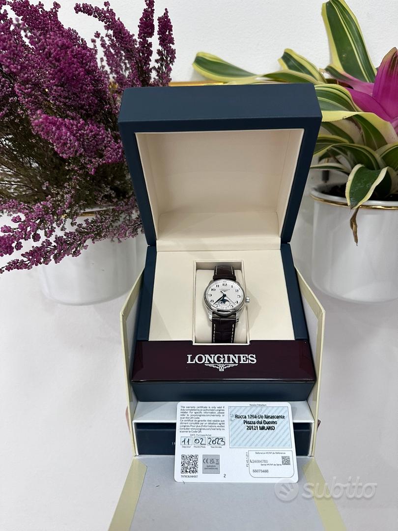 Orologio Longines Master Collection fasi lunari Abbigliamento e