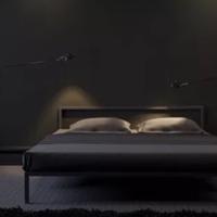 Letto  matrimoniale Ginevra Design Minimal