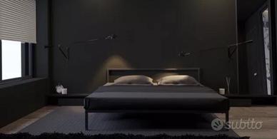 Letto  matrimoniale Ginevra Design Minimal