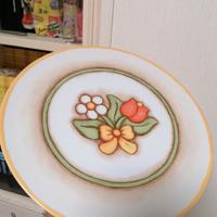 Alzata centrotavola in porcellana Thun nuova 