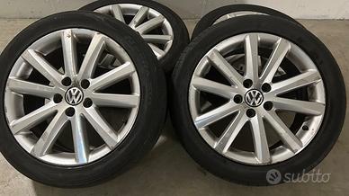 4 cerchi in lega originali VW 17”(oppure 16”)