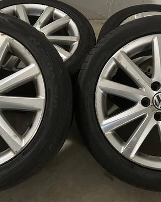 4 cerchi in lega originali VW 17”(oppure 16”)