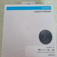 Pacco pignoni xt cs m771 11/32 10 velocità nuovo